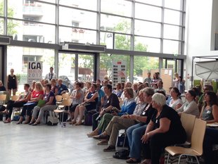 Auditorium in der IGA-Markthalle