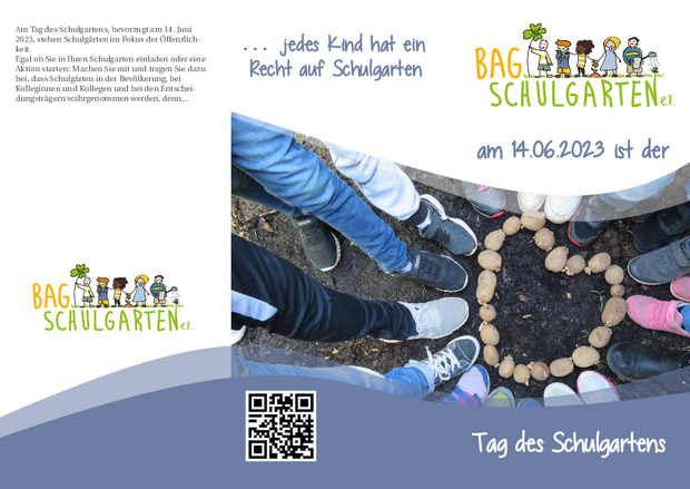 Faltblatt Tag des SChulgartens 2023