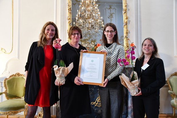 Preisverleihung an Silvia Fengler