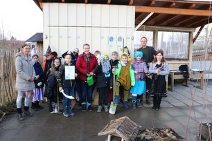 Preisübergabe an der Doechtbuehlschule